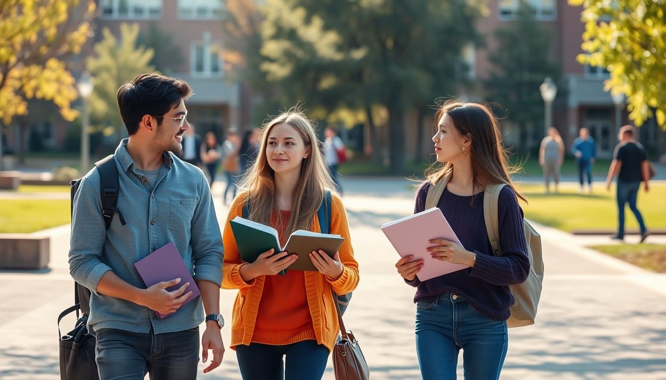 Student using online courses for flexible education